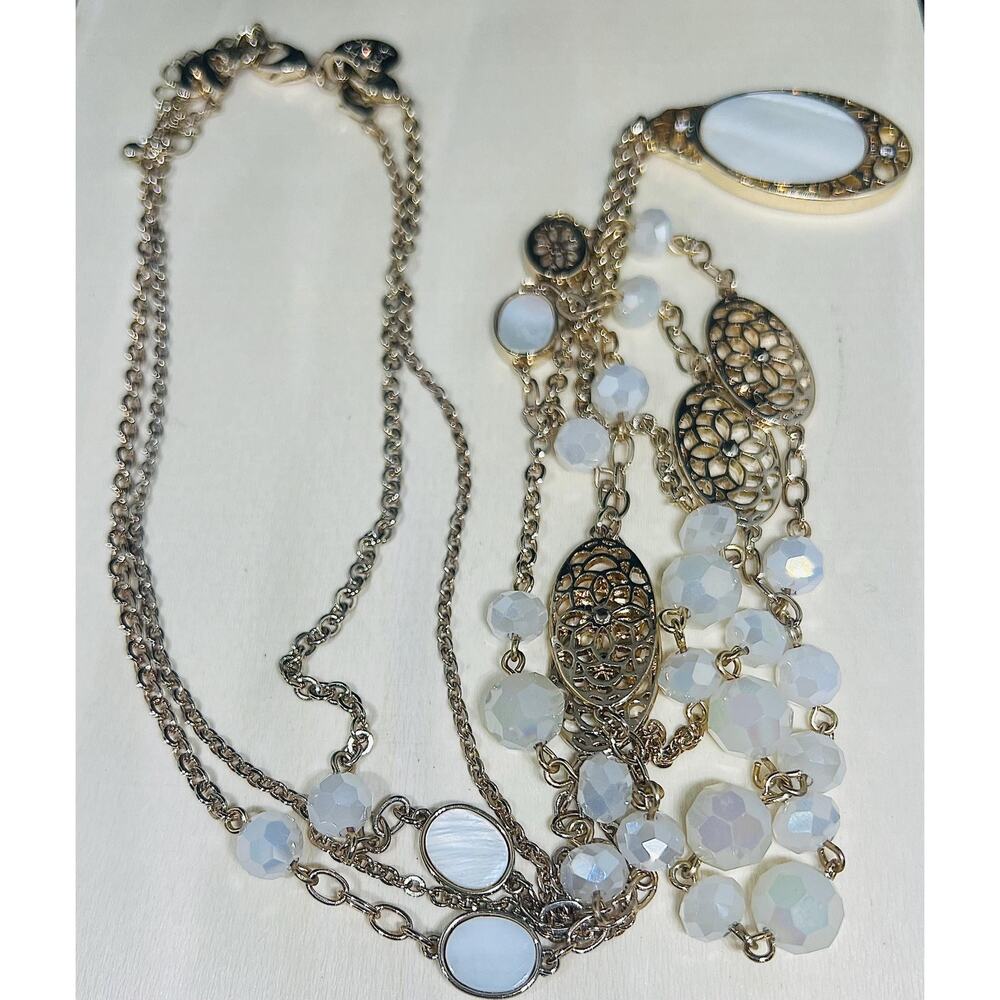 WHBM signed necklace, vintage whbm, whbm necklace, signed vintage necklace,